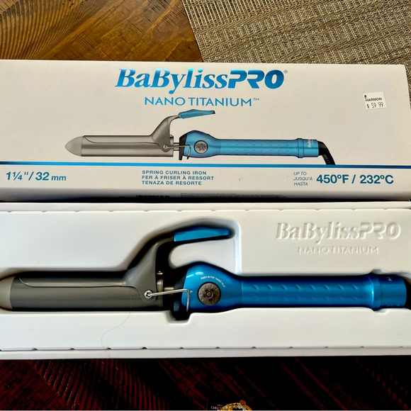 Nano Titanium Spring Curling Iron - Picture 1 of 3